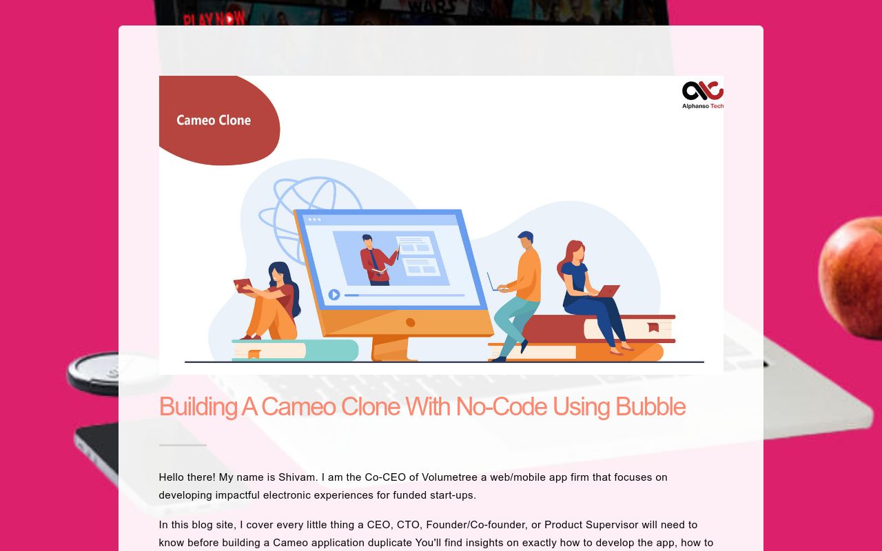 Building A Cameo Clone With No-Code Using Bubble